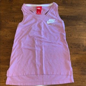 Girls Nike YM cotton tank light purple